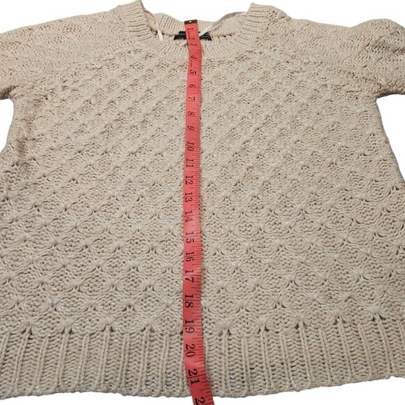 Cozy Cream Sweater sz 10 - Picture 5 of 7